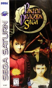 Panzer Dragoon Saga Sega Saturn  box art